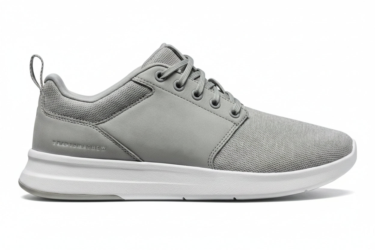 TravisMathew Men's The Daily III Footwear TravisMathew Heather Sleet 7.5
