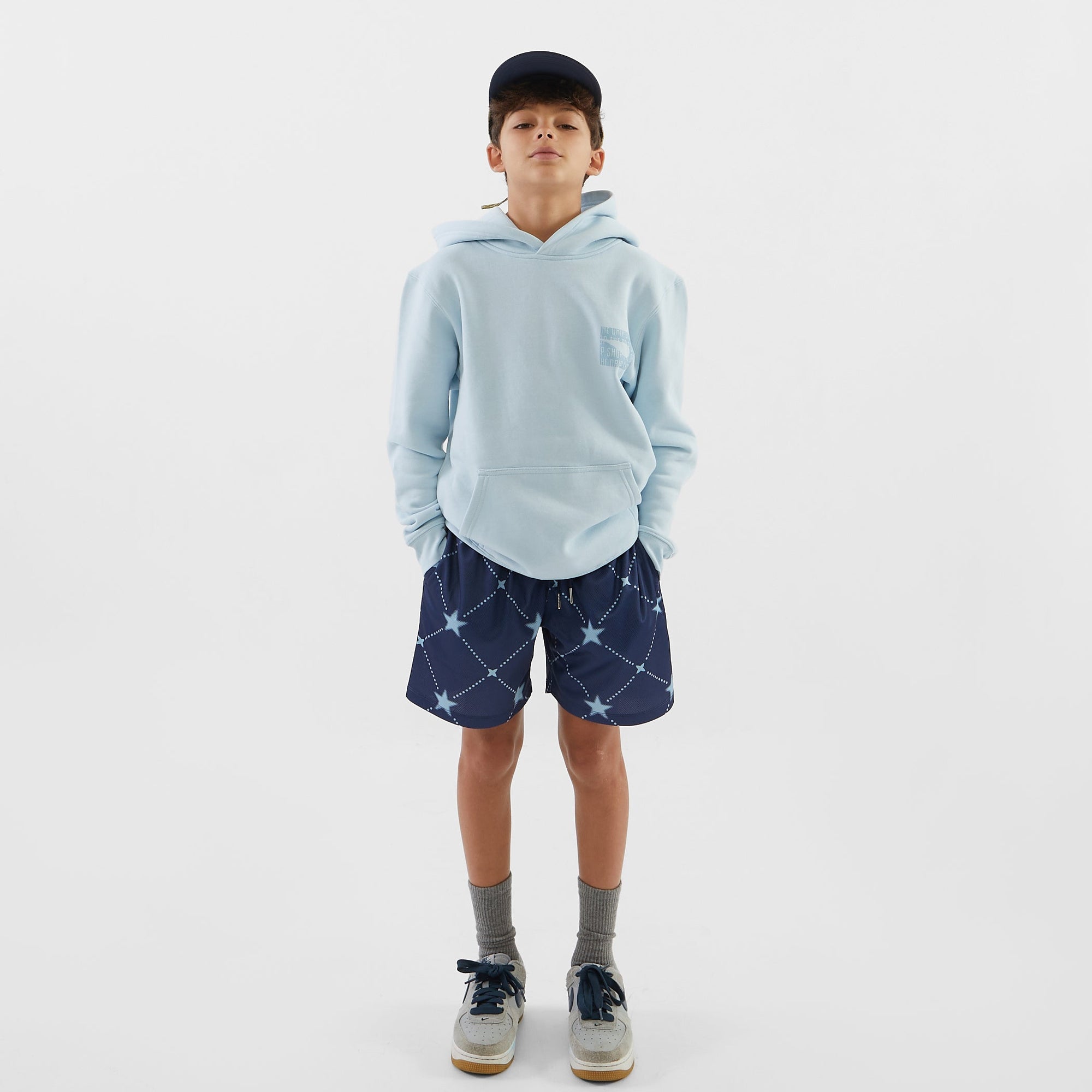 The Drip Shop Kids' All Star Shorts Apparel The Drip Shop University Blue Youth Small