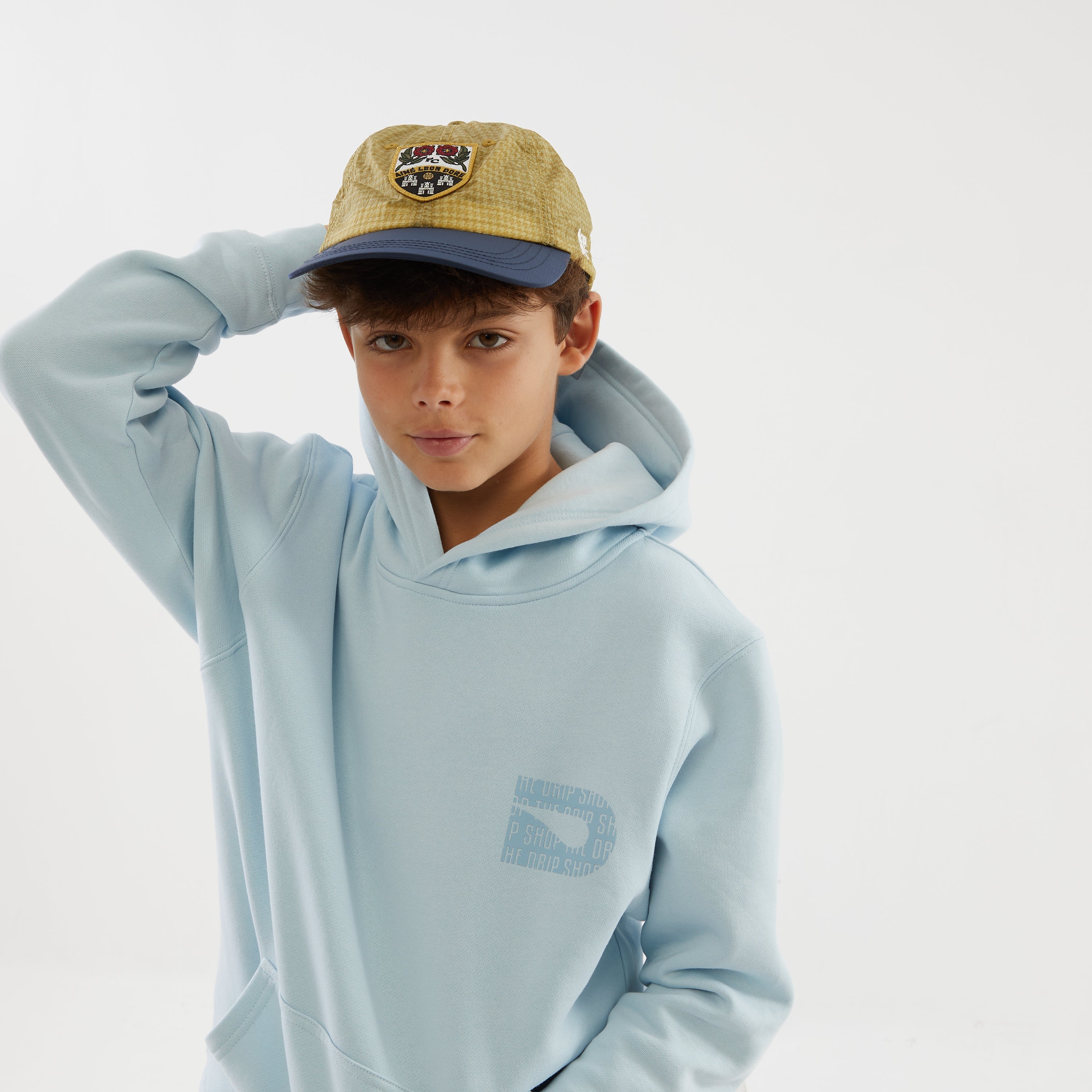 The Drip Shop Drip Icon Hoodie Apparel The Drip Shop Sky Youth Small