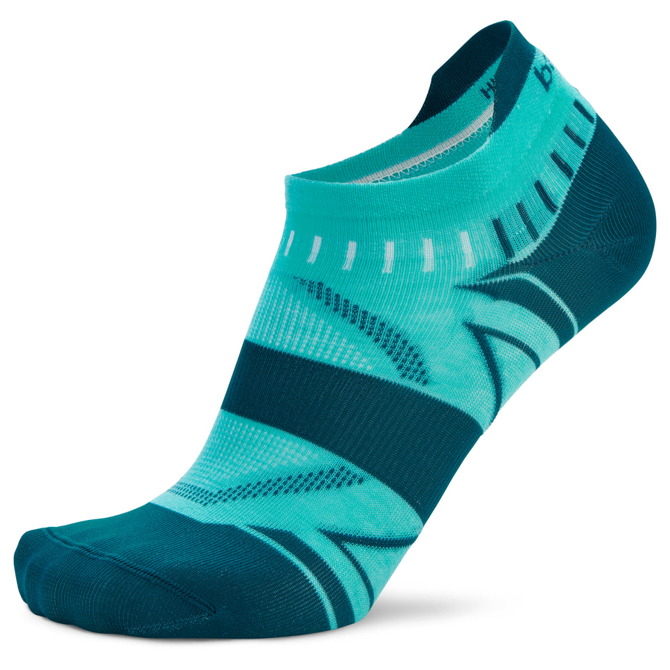 Balega Hidden Dry No Show Tab Apparel Balega Teal Small