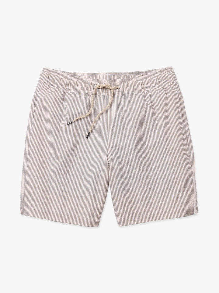 Fair Harbor Men's The Bayberry Trunk Apparel Fair Harbor Sand Seersucker Small