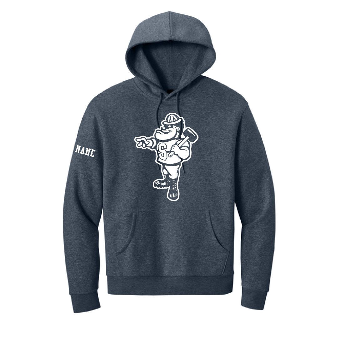 Staples Athletics MelloFleece BOB Hoodie Logowear Staples Athletics Navy Heather Adult XS