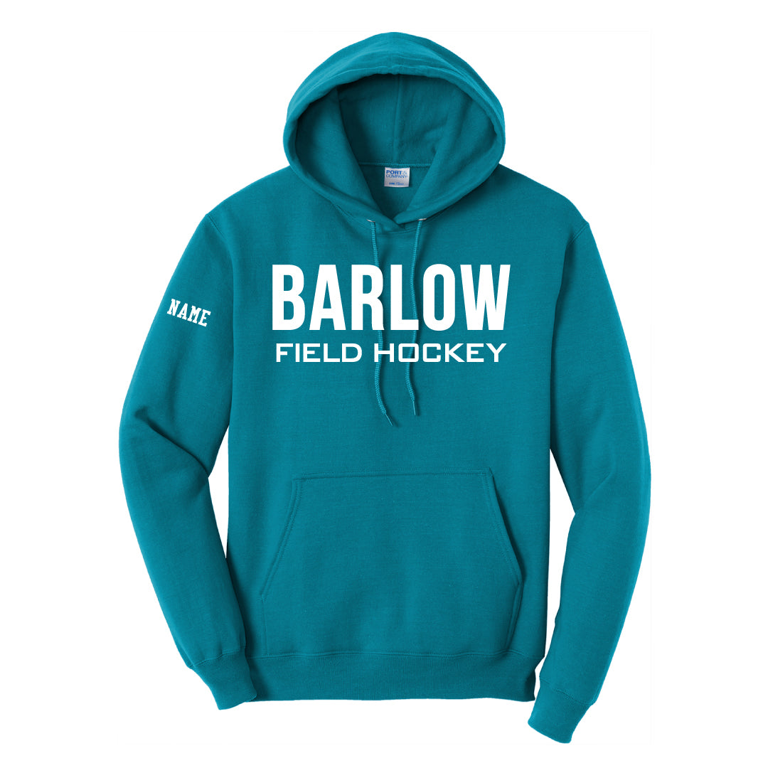 Barlow Field Hockey Teal Hooded Sweatshirt Logowear Barlow Field Hockey Adult S