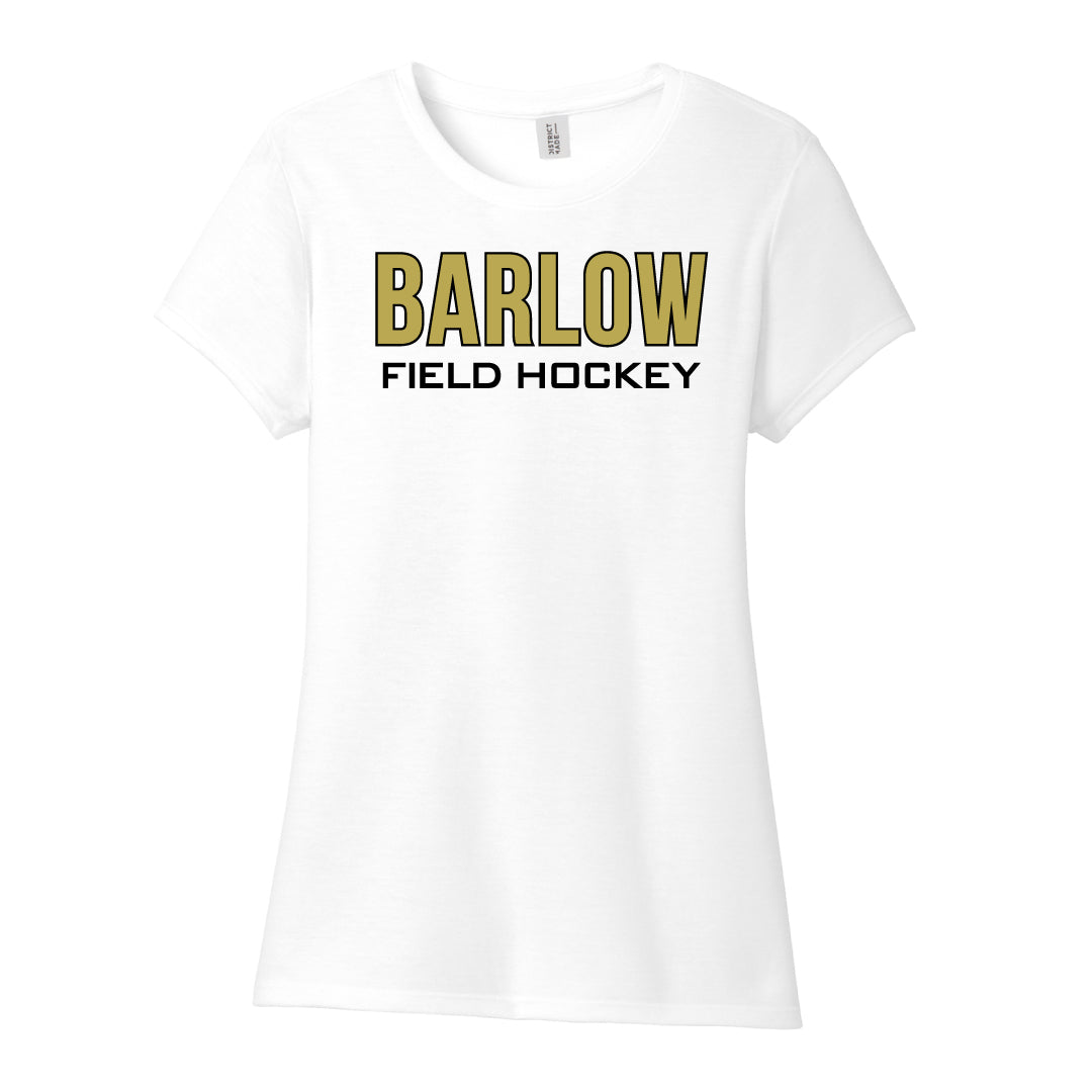 Barlow Field Hockey Tri Blend Tee Logowear Barlow Field Hockey White Ladies XS