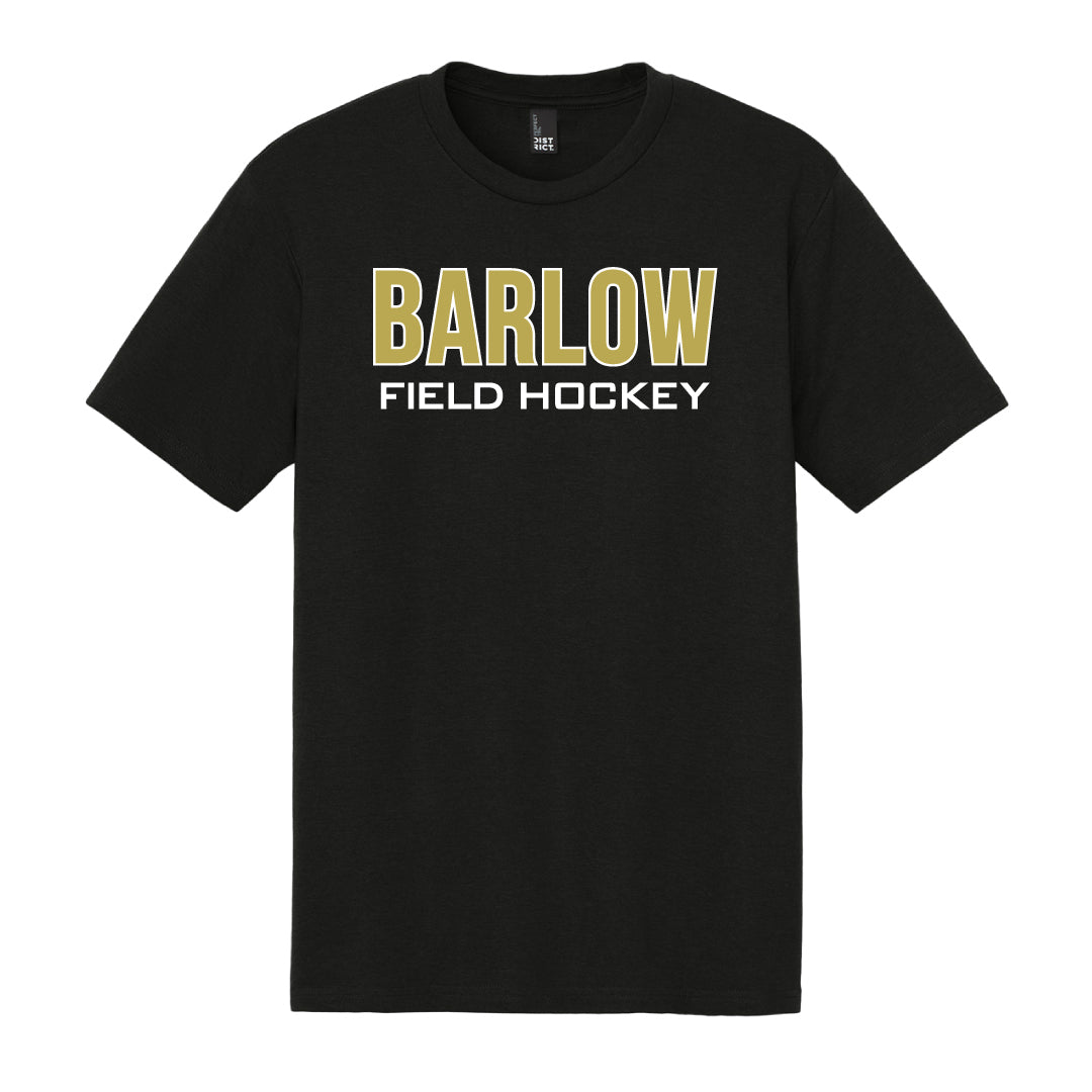 Barlow Field Hockey Tri Blend Tee Logowear Barlow Field Hockey Black Mens S