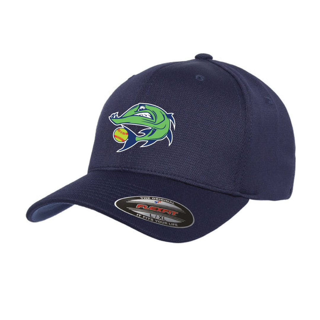 Barracudas Softball Flex Fit Hat Logowear Barracudas S/M  