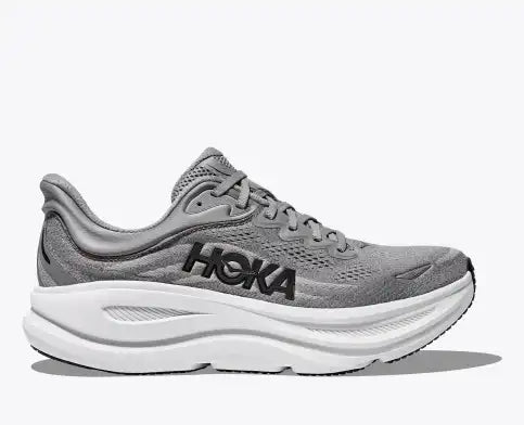 Hoka Men's Bondi 9 Footwear Hoka One One Galactic Grey/Stellar Grey-GCTC 11 Medium-D