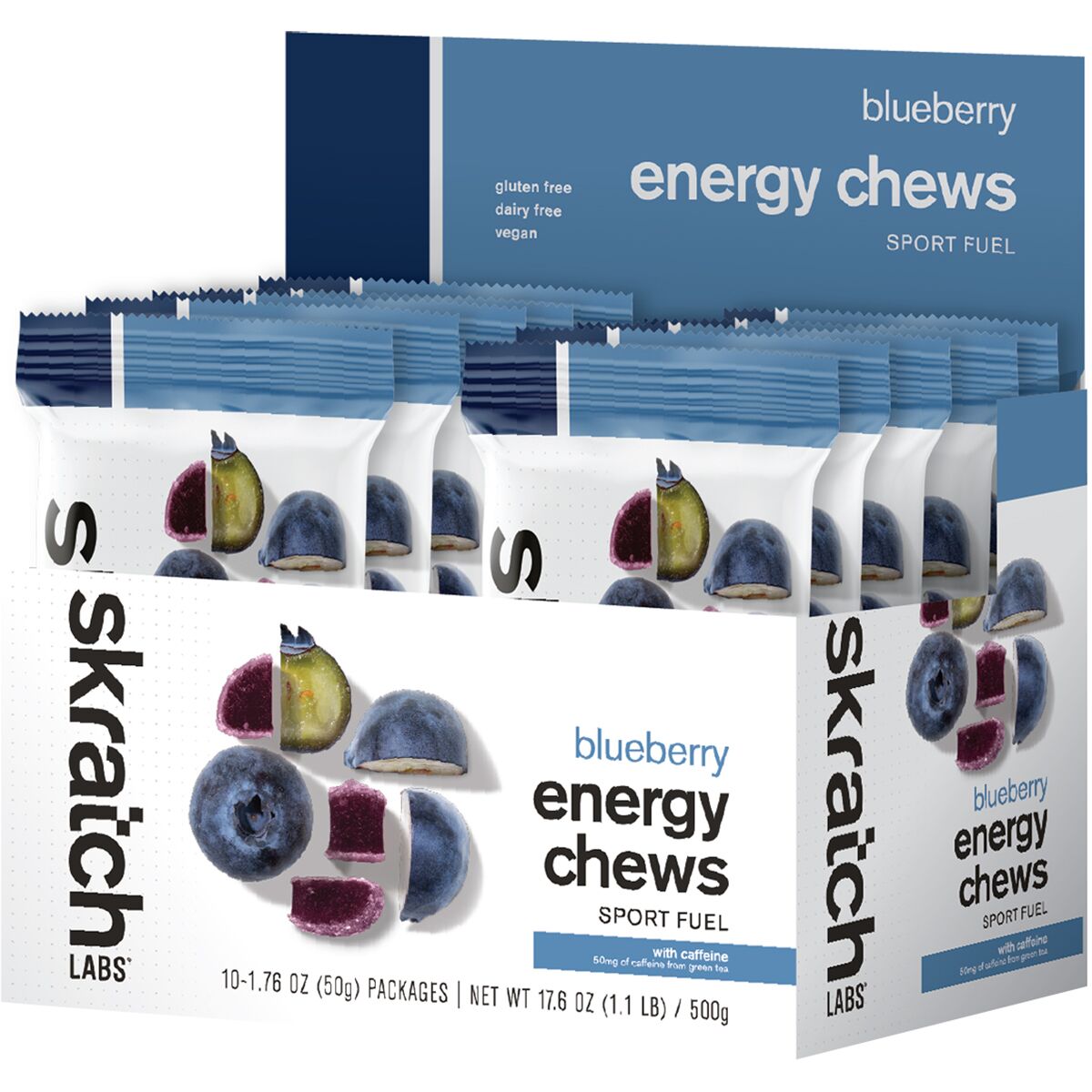 Skratch Energy Chews Hydration Skratch Labs Blueberry  