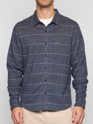 Fundamental Coast Men's Nazare Port Long Sleeve Apparel Fundamental Coast Navy Small