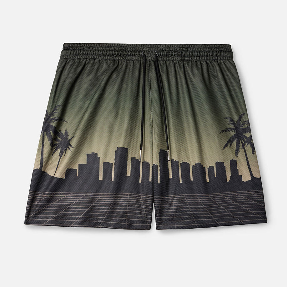 The Drip Shop Coastal Skyline Shorts