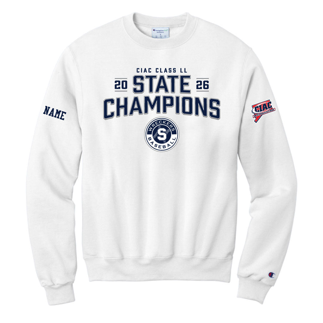 Staples Baseball Class LL State Champions Crewneck Sweatshirt