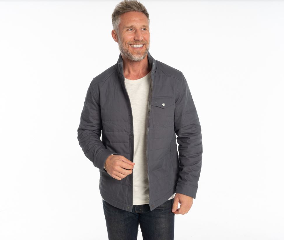 Criquet Men's Quilted Waxed Jacket