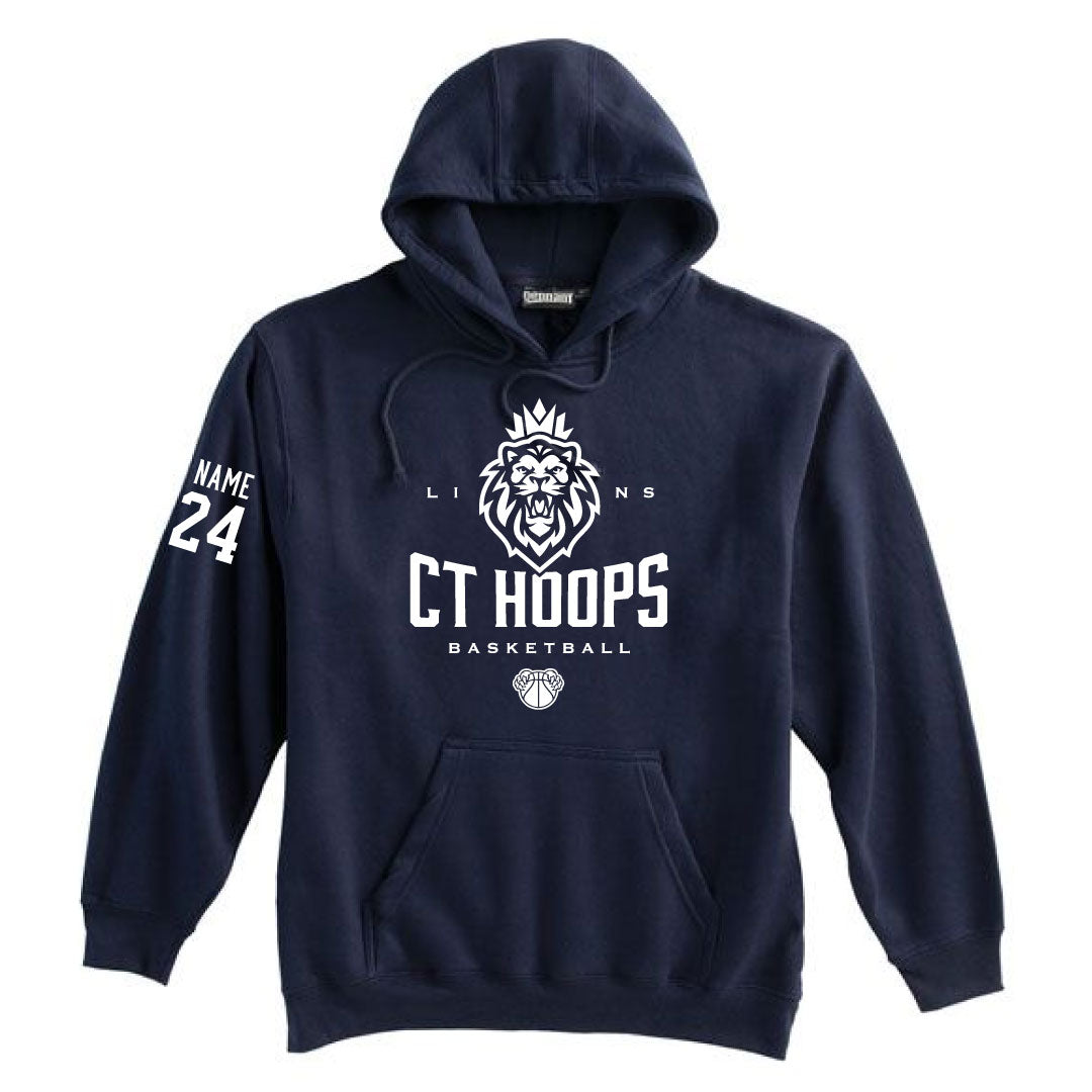 CT Hoops Basketball Fleece  Hoodie Logowear CT Hoops Basketball Navy Youth S 