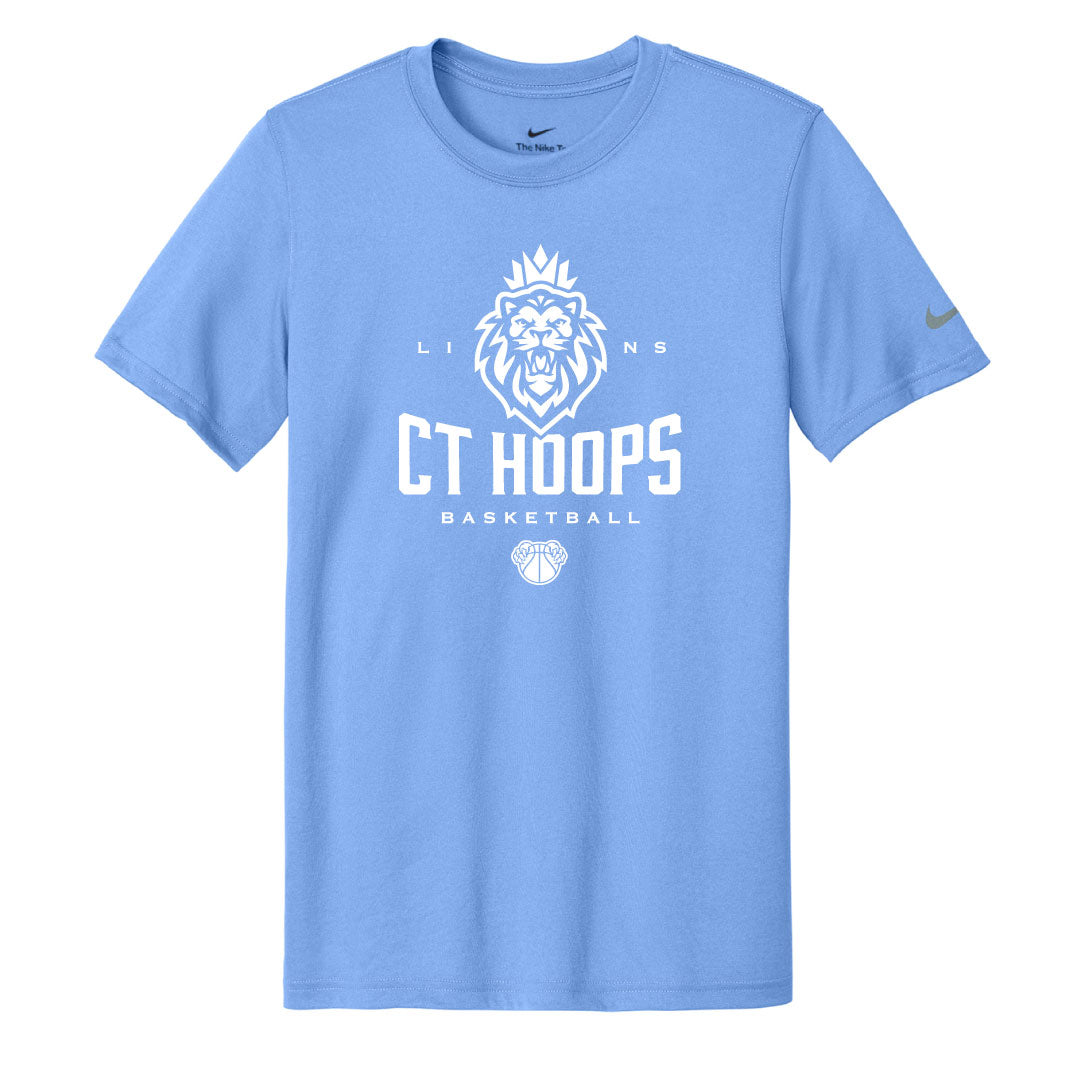 CT Hoops Basketball Nike Dri Fit Tee Logowear CT Hoops Basketball Valor Blue Youth S