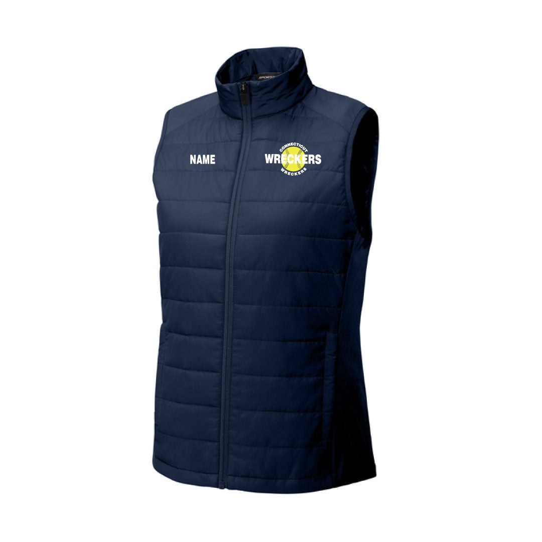 CT Wreckers Softball Quilted Vest