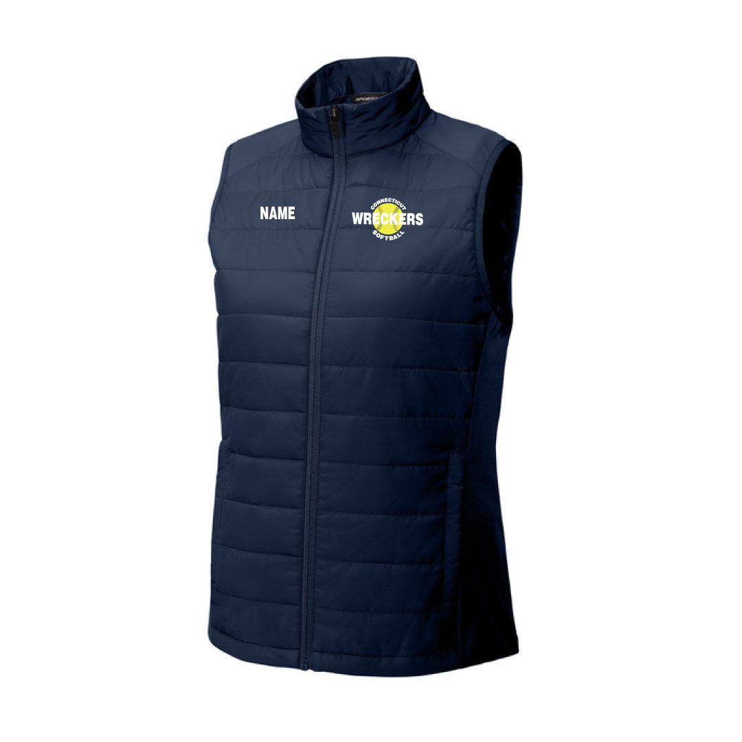 CT Wreckers Softball Quilted Vest