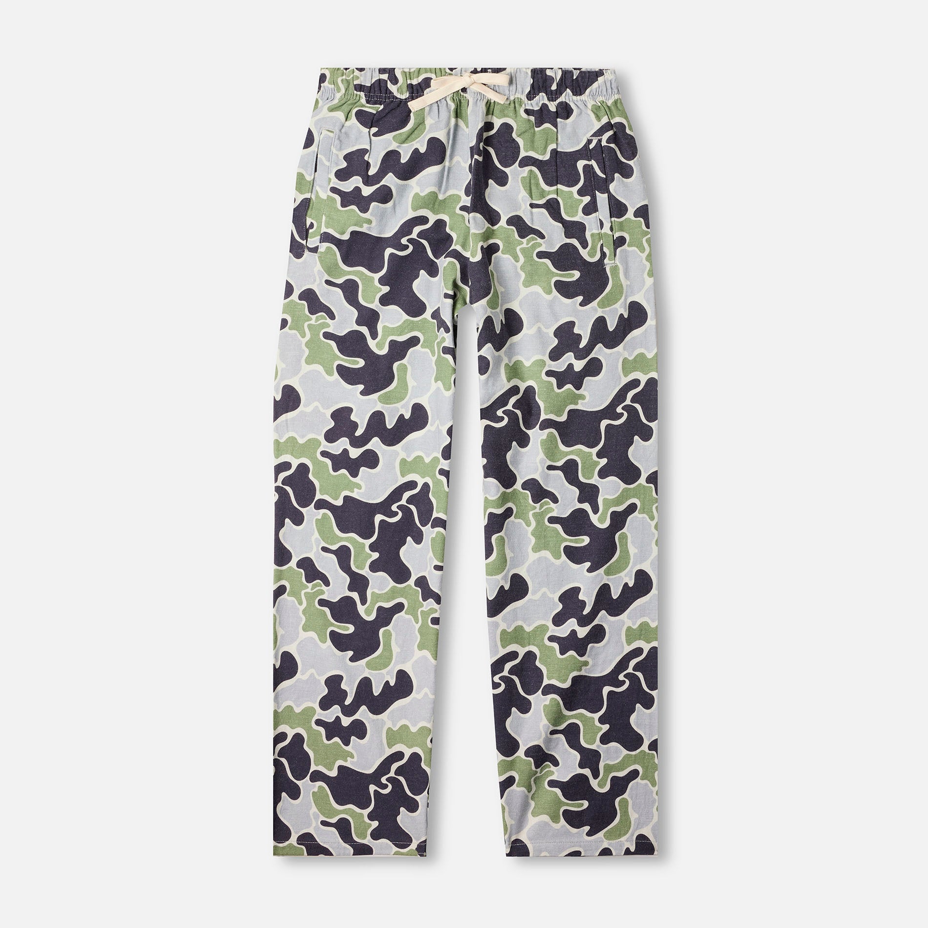 The Drip Shop Cozy Pajama Pants Apparel The Drip Shop Navy Camo Youth Small/Medium (8-10)