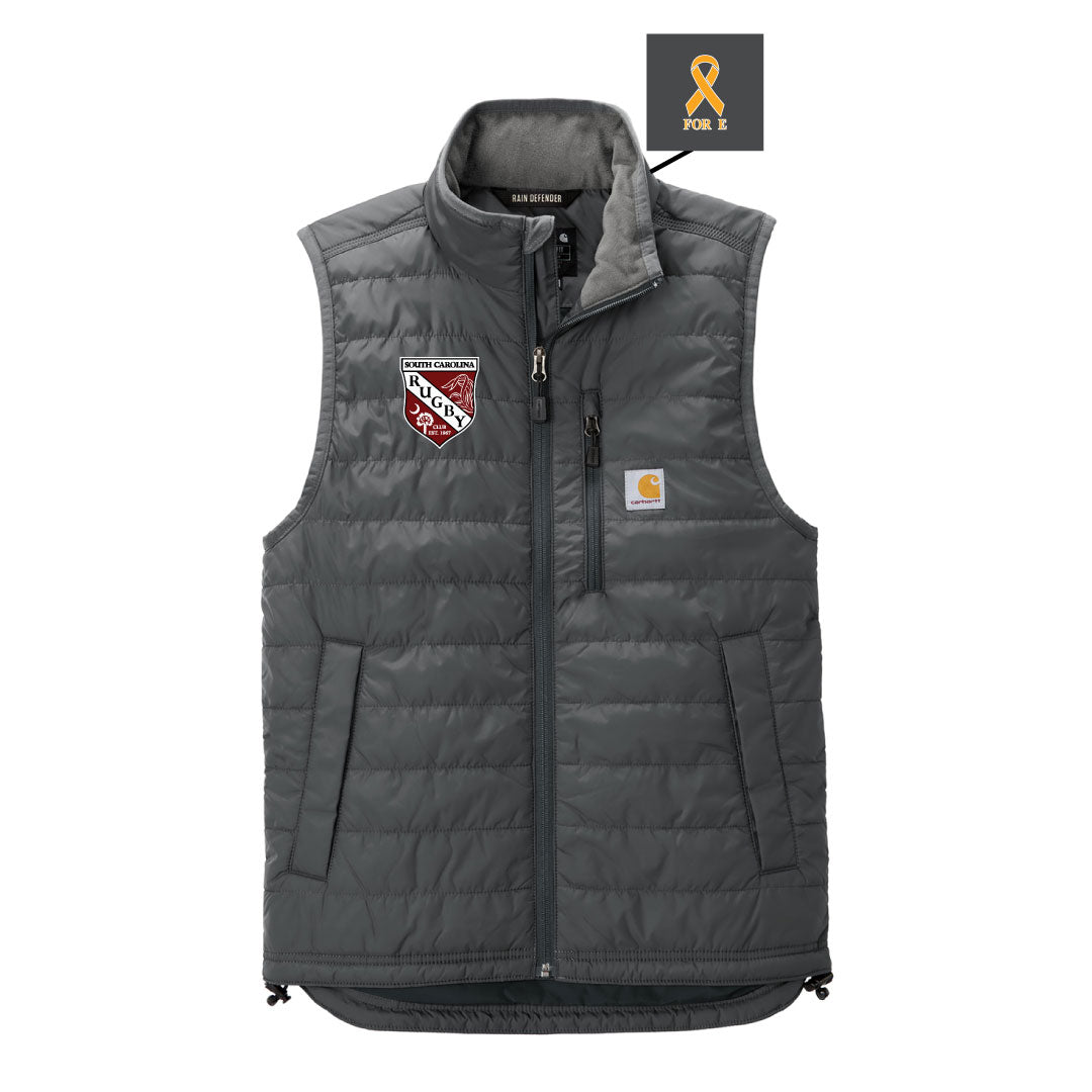 USC Rugby Carhartt® Gilliam Vest Logowear University of So. Carolina Rugby Grey Mens S