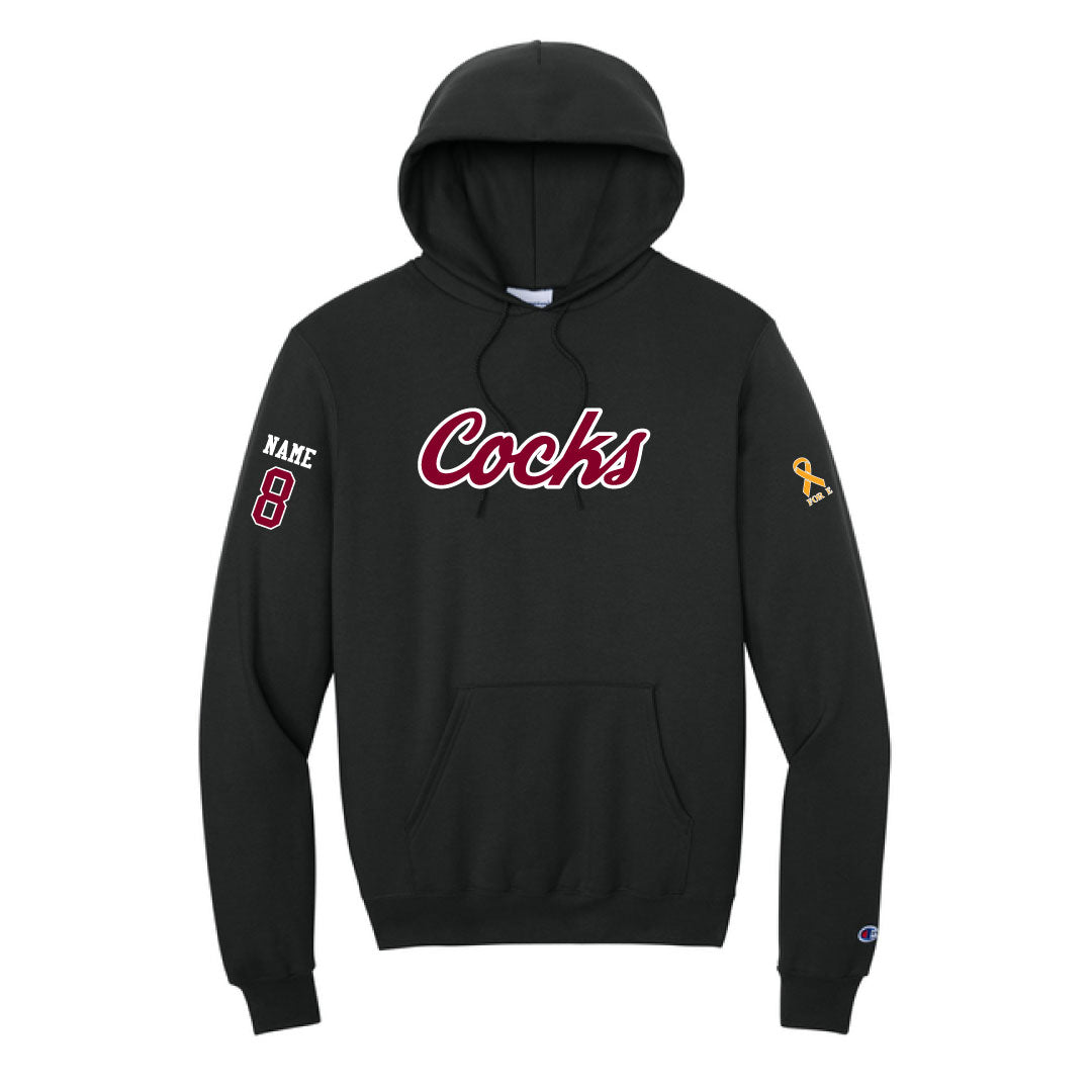 USC Rugby Black Champion Hooded Sweatshirt
