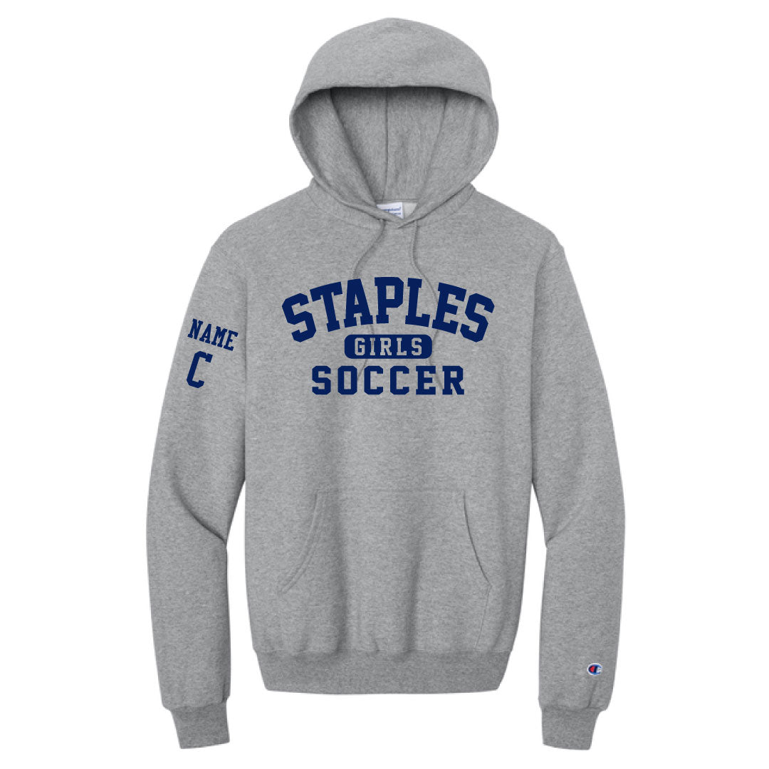 Staples Girls Soccer Team Champion Hooded Sweatshirt Logowear Staples Girls Soccer Adult S