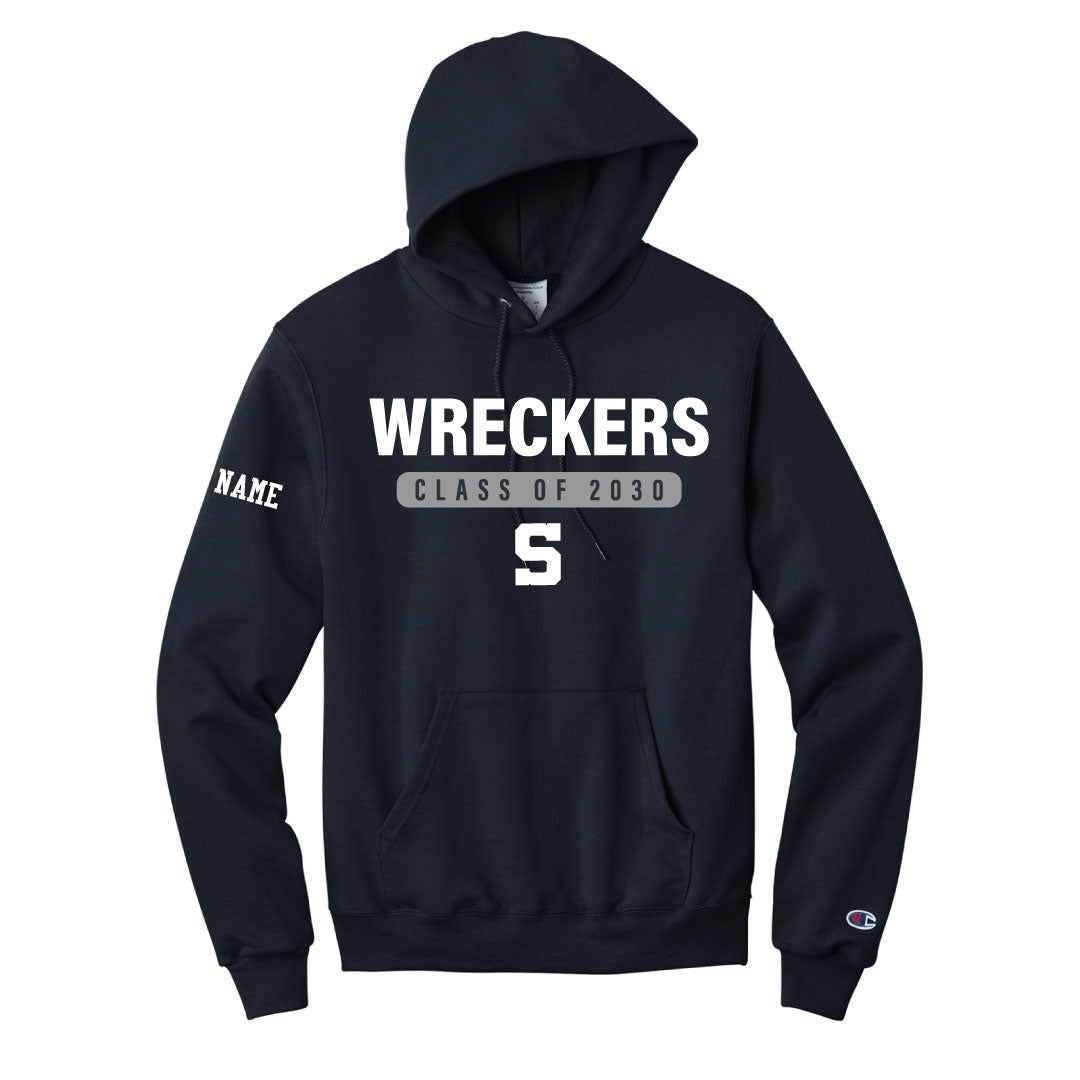 Staples Athletics Class of 2030 Champion Hoodie Logowear Staples Athletics Navy Adult S