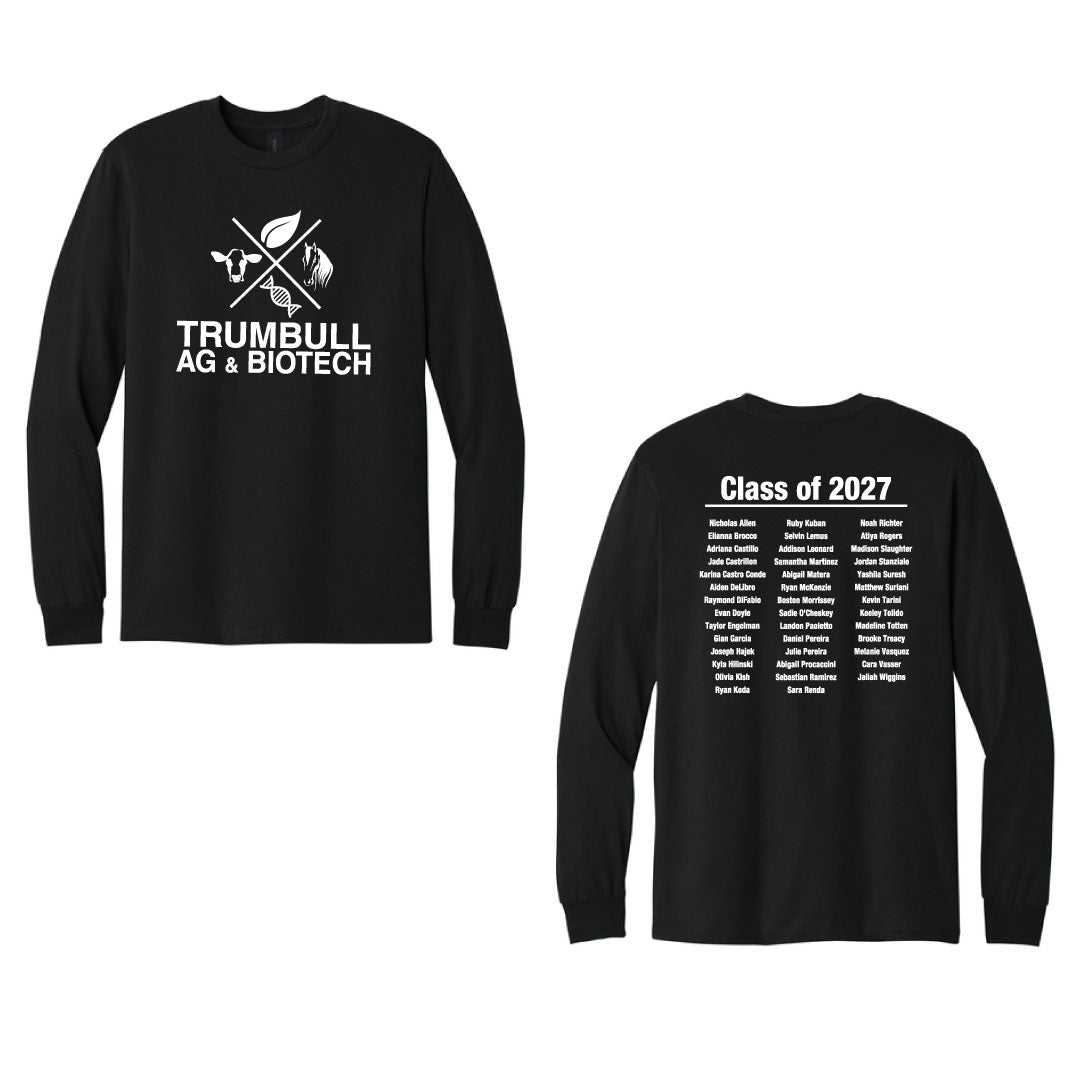 Trumbull Ag and Biotech 2027 Senior Long Sleeve Tee Logowear Trumbull Ag & Biotech