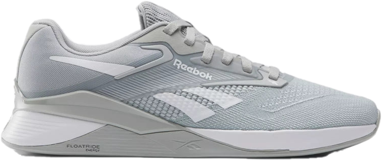 Reebok Men's Nano X4 Training Shoes Footwear Reebok Pure Grey/White/Pure Grey 7.5 