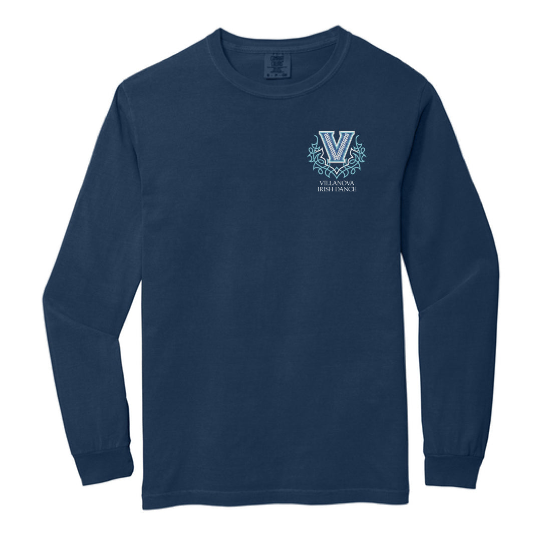 Villanova Irish Dance Comfort Color Long Sleeve