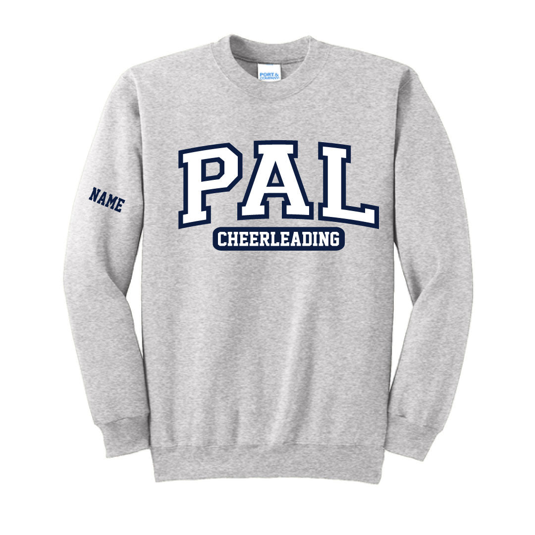 Westport PAL Cheer Crewneck Sweatshirt Logowear Westport PAL Cheer Ash Youth S