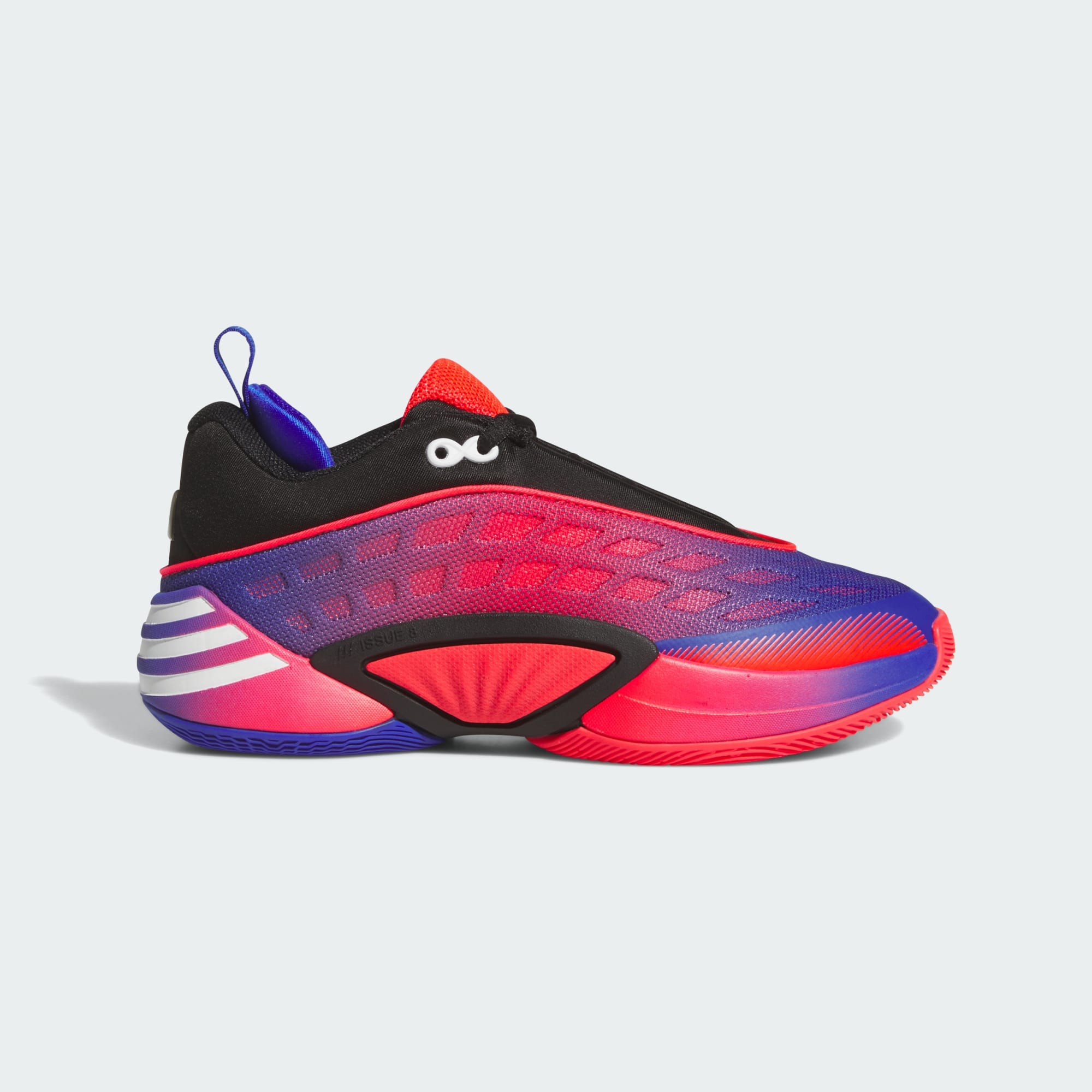 adidas Kids' D.O.N Issue 8 (GS) Footwear Adidas Core Black / Lucid Red / Lucid Blue-KI1651 3.5
