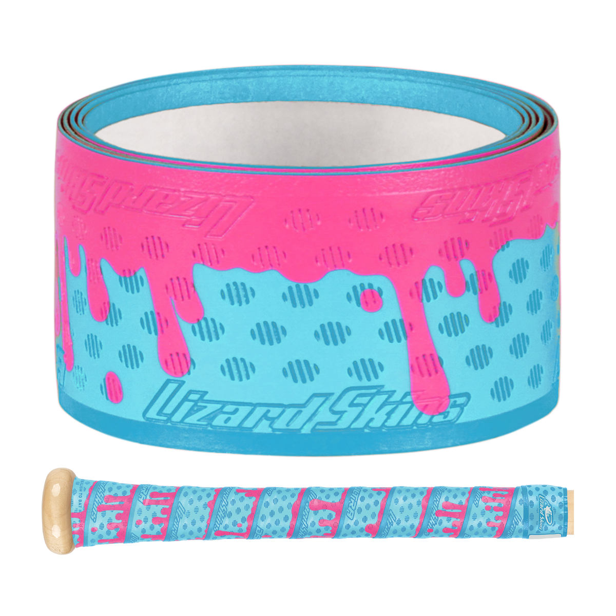 Lizard Skins DSP Ultra Bat Grip-Prints Accessories Lizard Skins Pink Slime 1.1mm