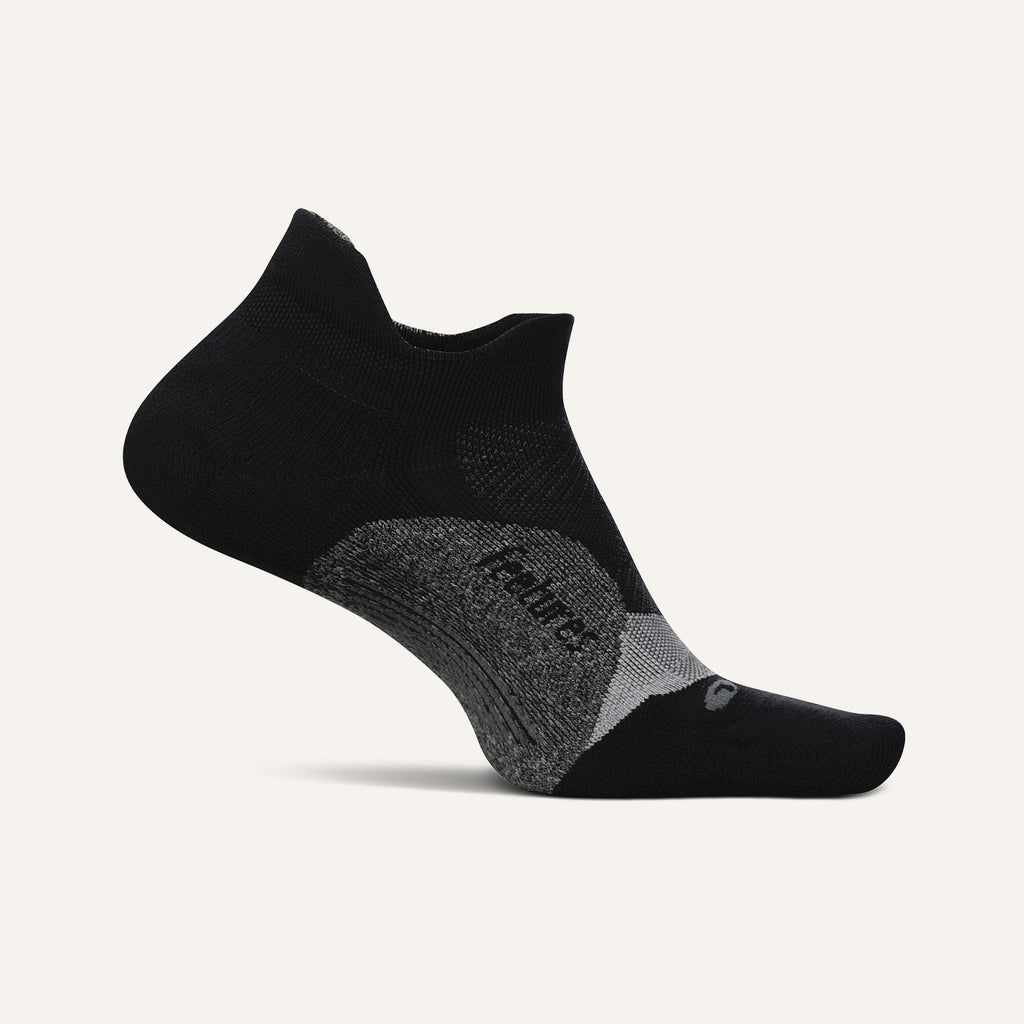 Feetures Elite Light Cushion No Show Tab Apparel Feetures Black Small 