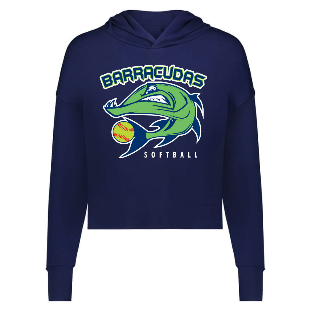 Barracudas Softball Girls Effortless Hoodie Logowear Barracudas Navy Girls S