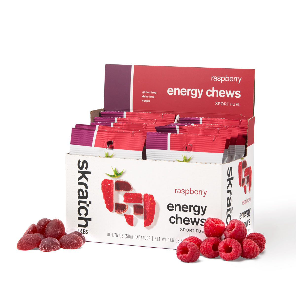 Skratch Energy Chews Hydration Skratch Labs Raspberry  