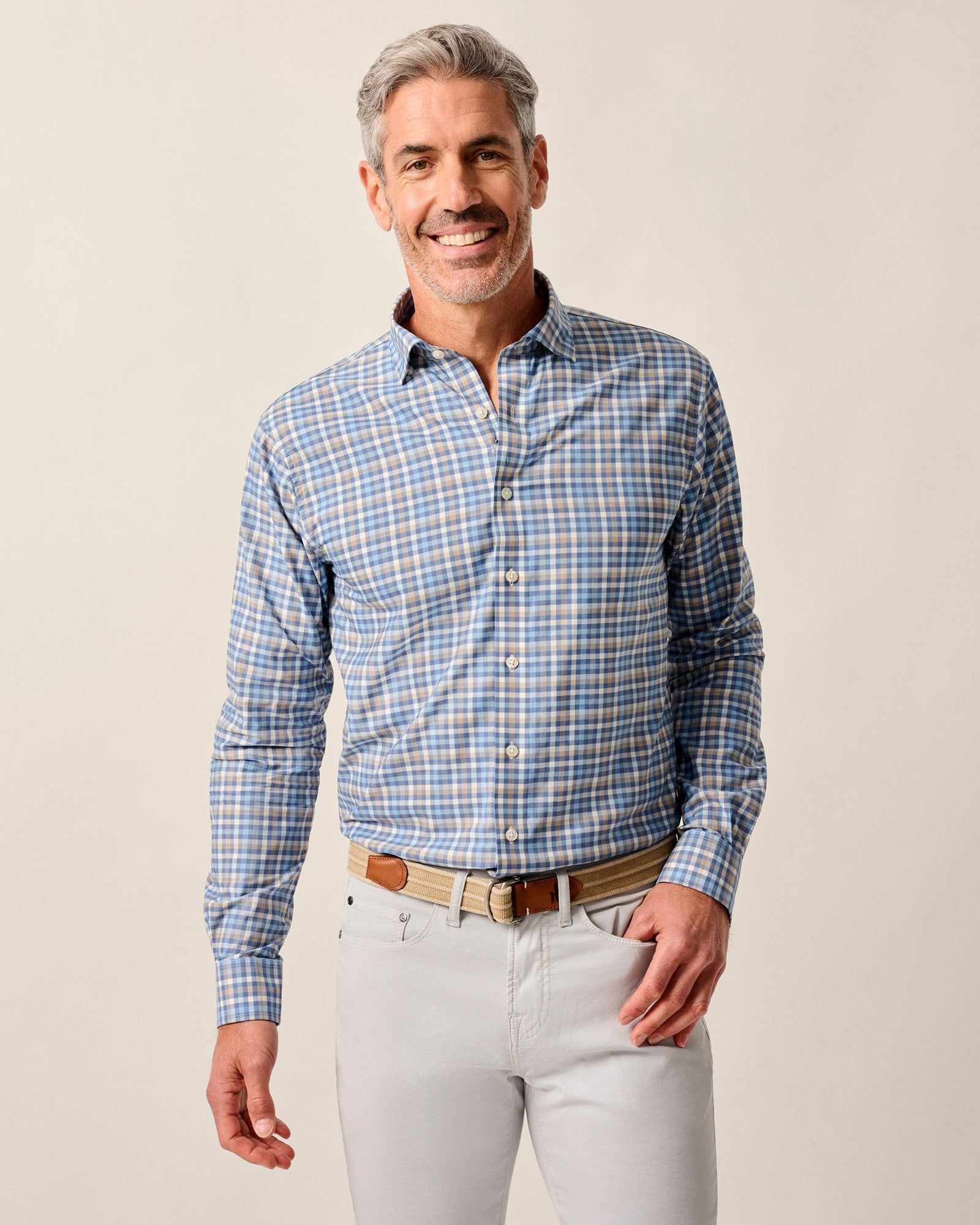 Johnnie-O Men's Olie Button-Down Shirt Apparel Johnnie-O Navy Small