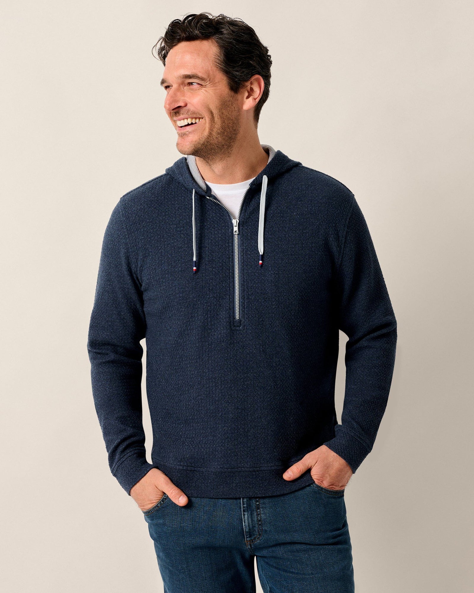 Johnnie-O Men's Zoeller Half Zip Hoodie