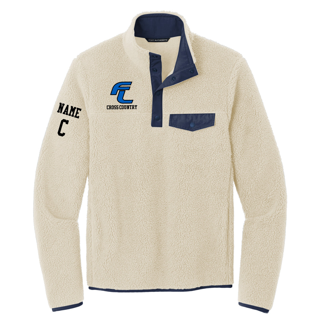 Ludlowe Cross Country Snap Button Fleece Logowear Fairfield Ludlowe Cross Country Adult XS