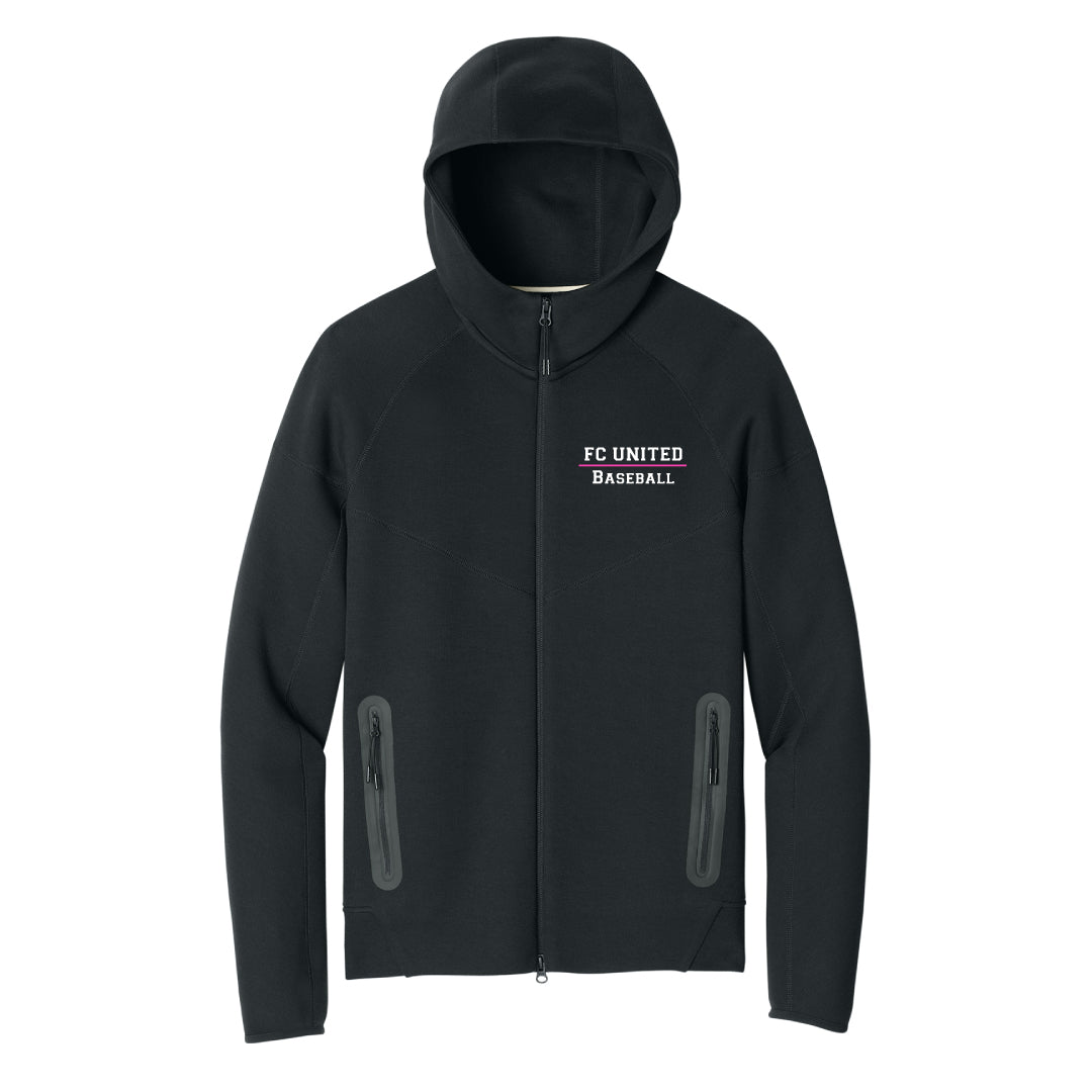 FCU Travel Baseball Nike Tech Fleece Full-Zip Hoodie -TEXT Logowear FCU Travel Baseball
