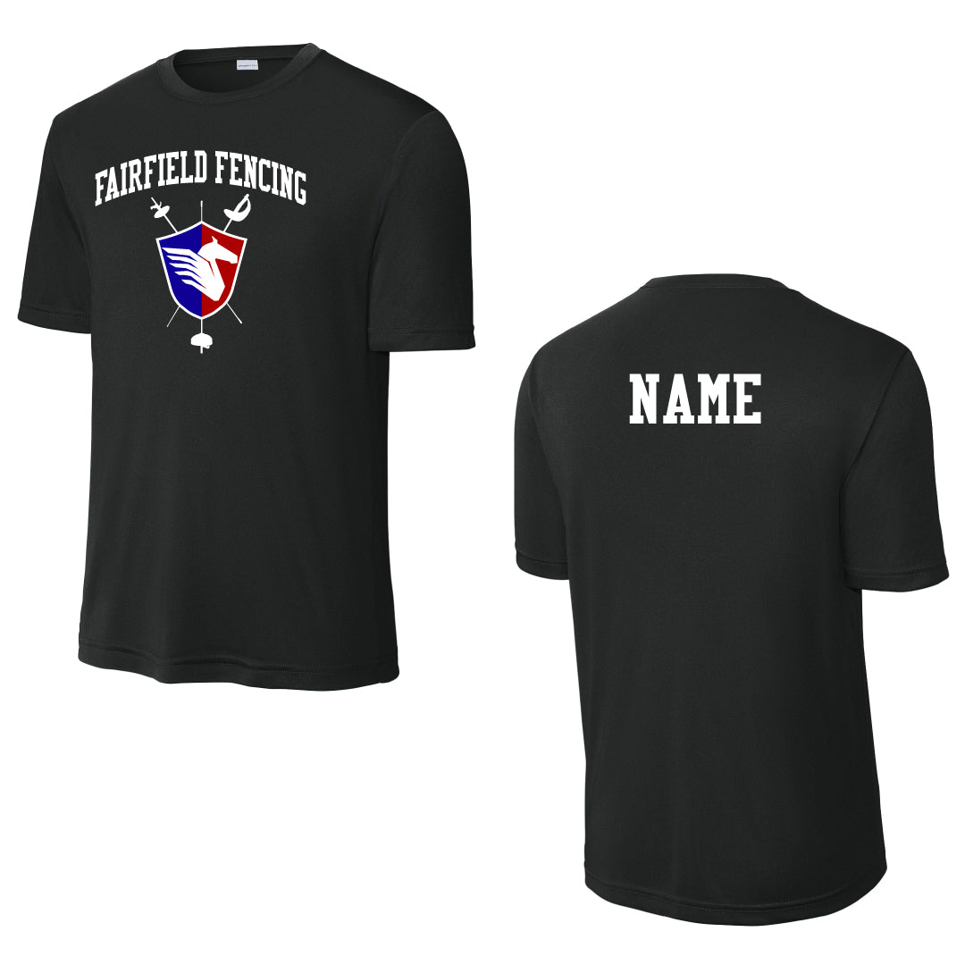 Fairfield Fencing Team Performance Short Sleeve Logowear Fairfield Fencing Team