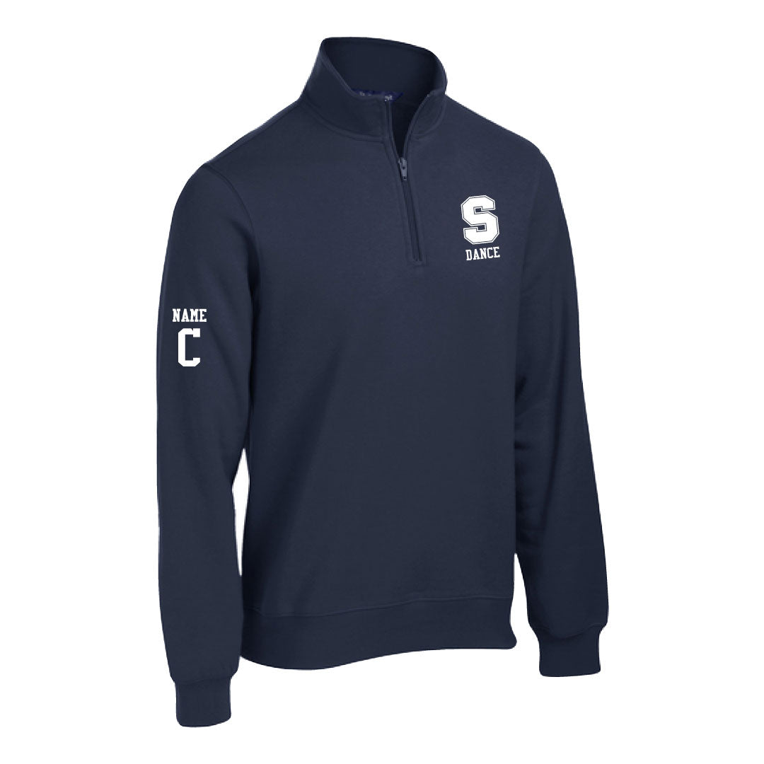 Staples Dance Team 1/4 Zip Sweatshirt Logowear Staples Dance Team Navy Ladies XS