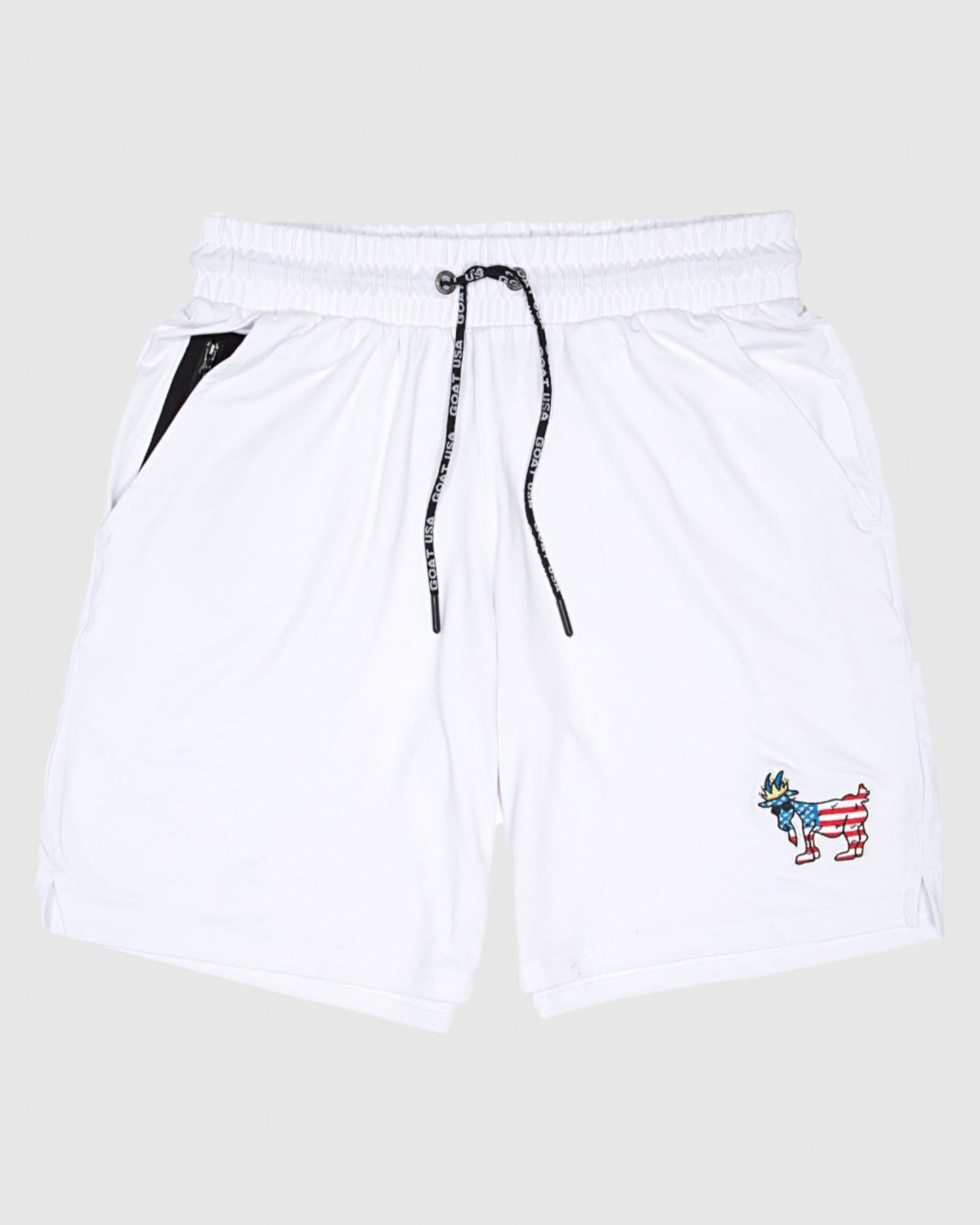 Goat Usa Youth Relaxed Knit Shorts Apparel Goat USA White Heather Free Boys' Small