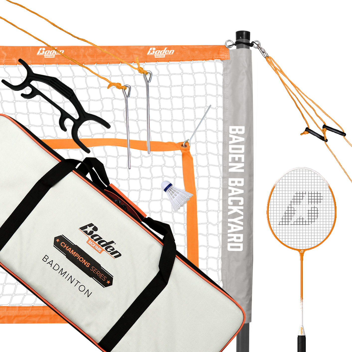 Baden Champions Series Badminton Set Equipment Baden   