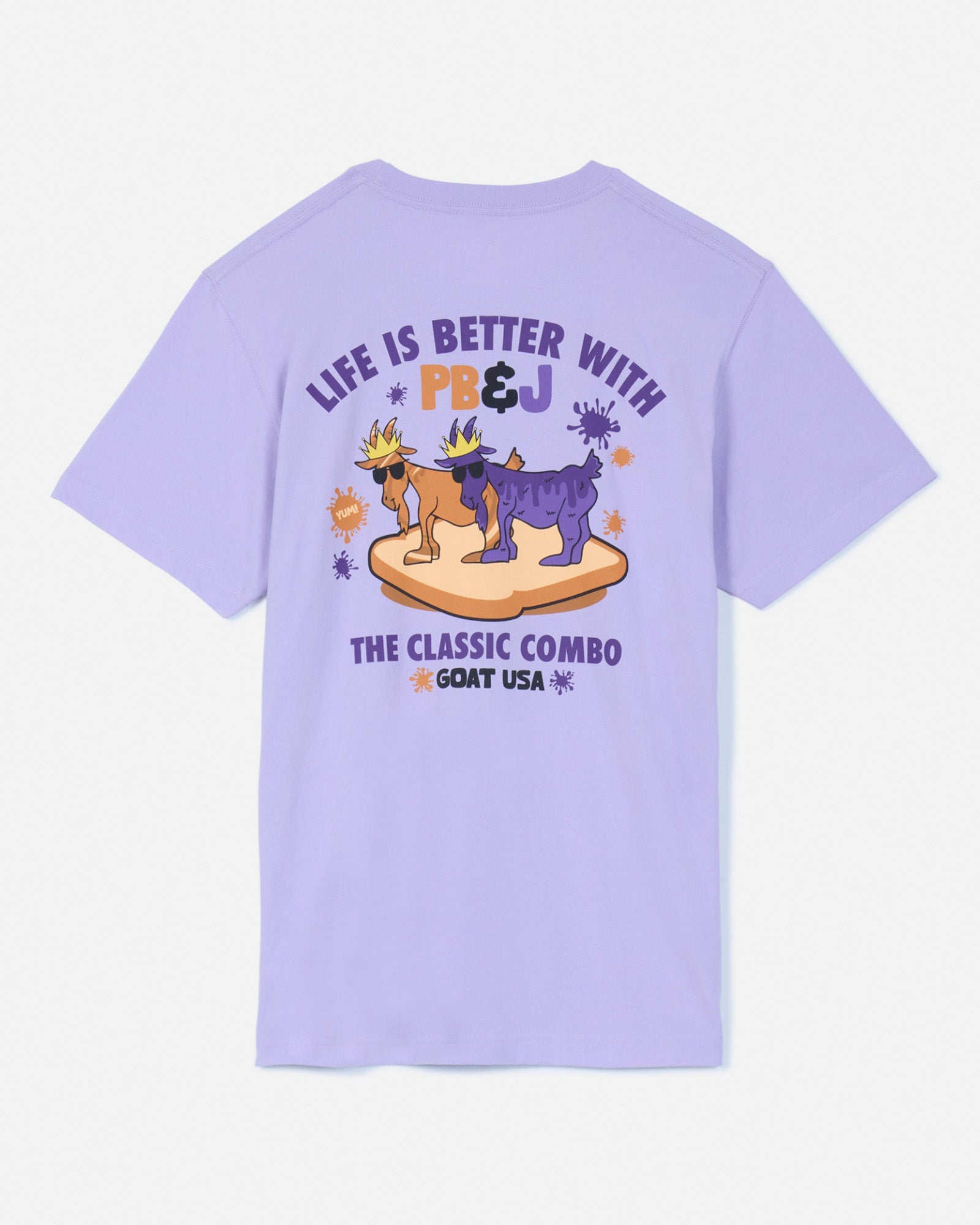 Goat USA Youth PB&J Graphic T-Shirt Apparel Goat USA Lavender Youth XSmall