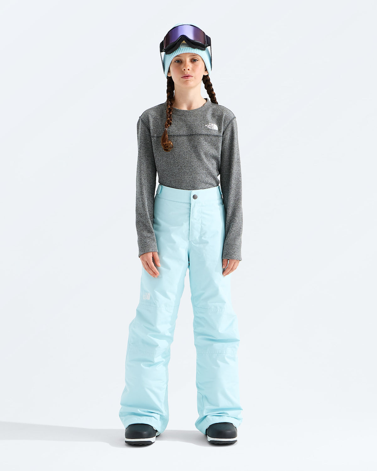 The North Face Girls' Freedom Insulated Pant Apparel North Face Glacier XSmall