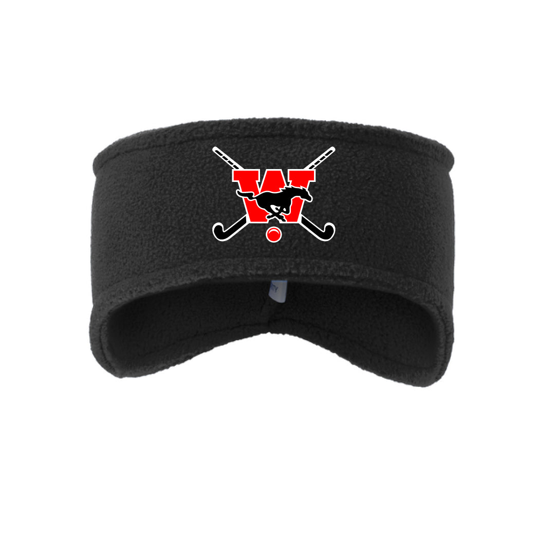 Warde Field Hockey Fleece Headband Logowear Warde Field Hockey Black