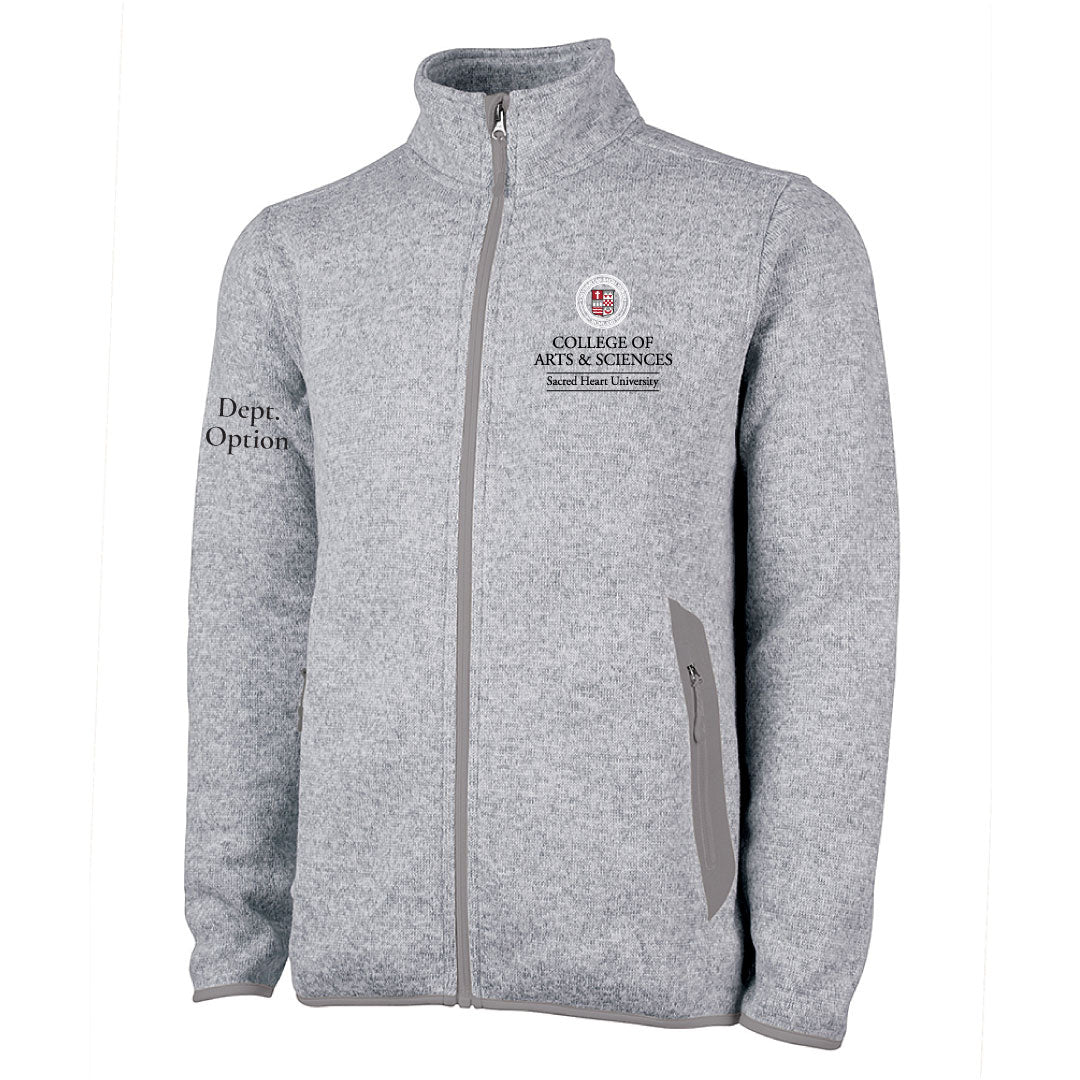 SHU College of Arts & Sciences Heathered Fleece Full Zip