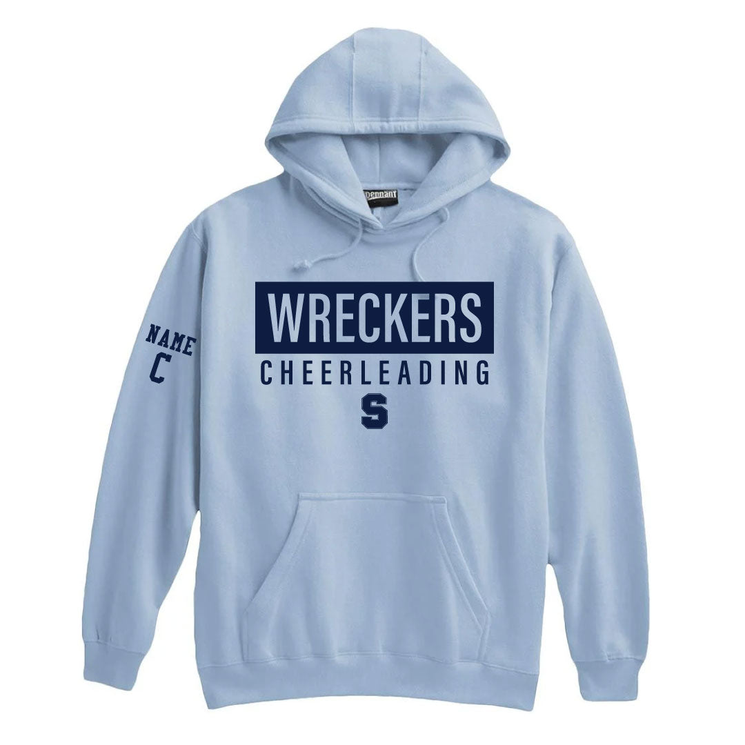 Staples Cheer Camp Hooded Sweatshirt Logowear Staples Cheerleading Blue Mist Adult XS