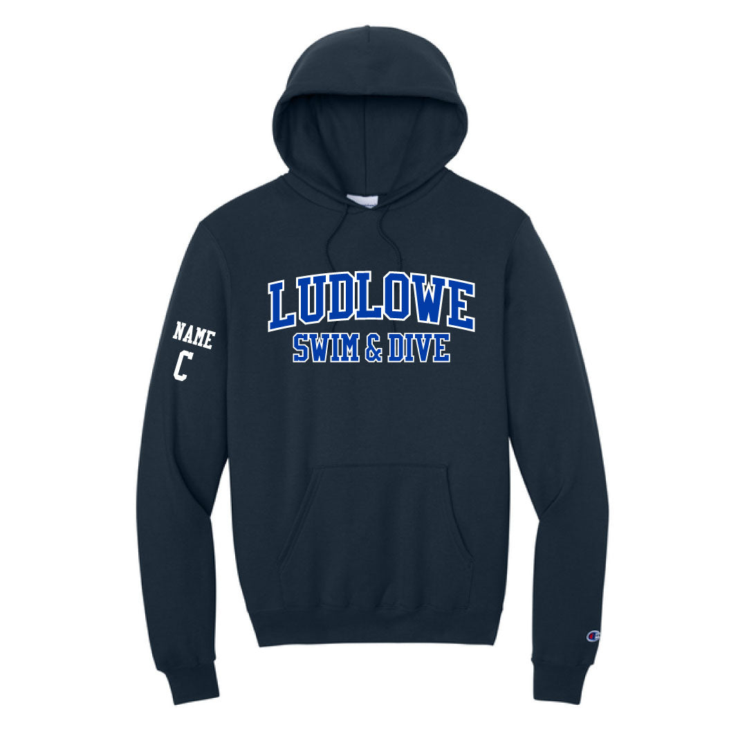 Ludlowe Girls Swim & Dive Champion Hooded Sweatshirt