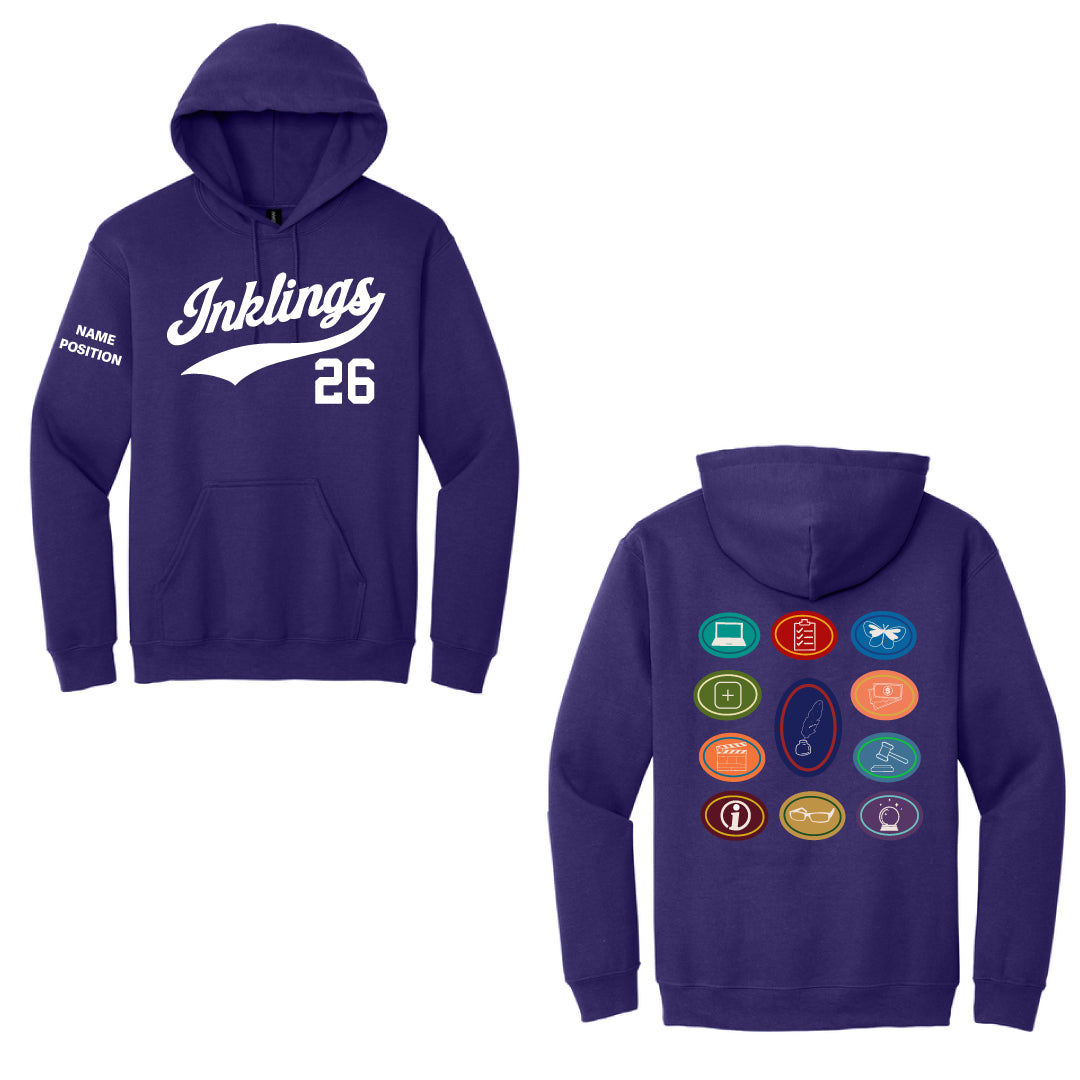 Staples Inklings Hooded Sweatshirt Logowear Staples Inklings Purple Adult S