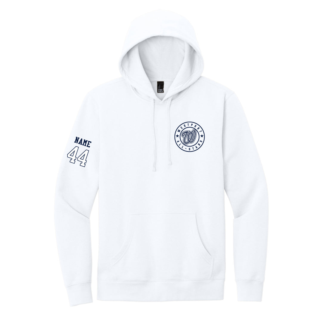 WLL District Fanwear V.I.T.™ Fleece Hoodie Logowear WLL District Fanwear White Adult XS
